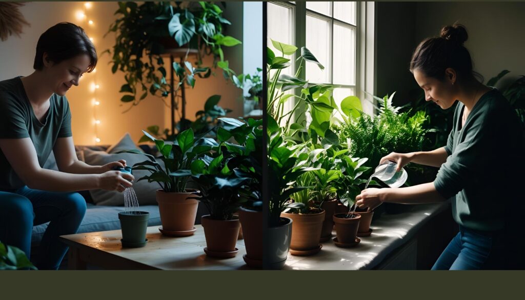 plantas em ambientes com pouca luz