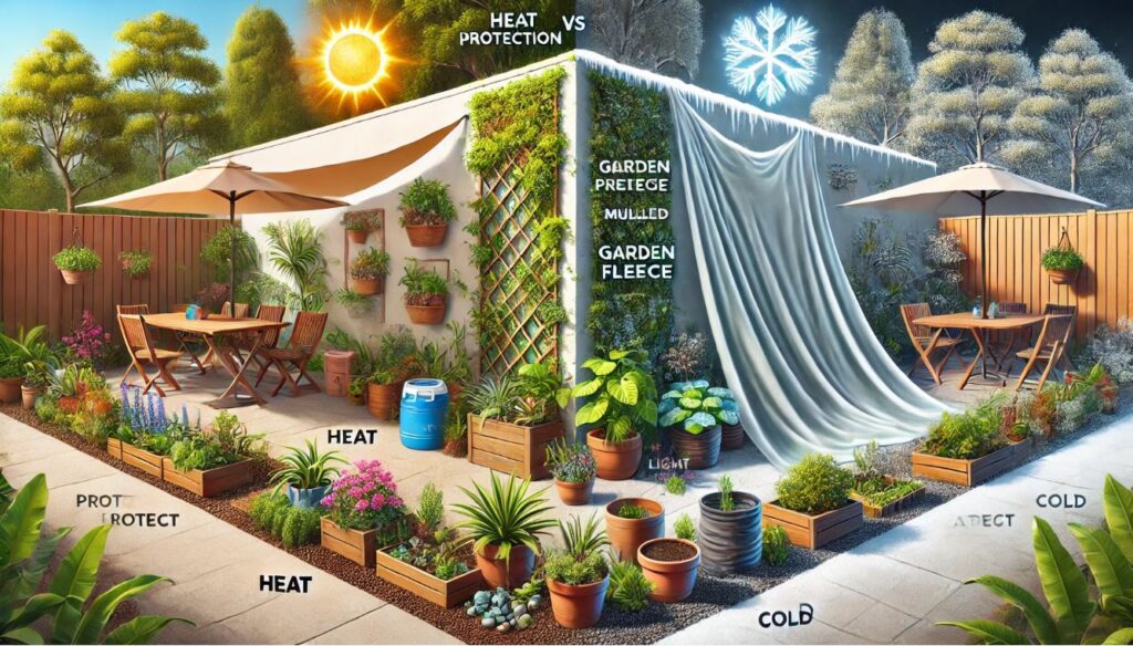 Como proteger as plantas da friagem e do calor intenso